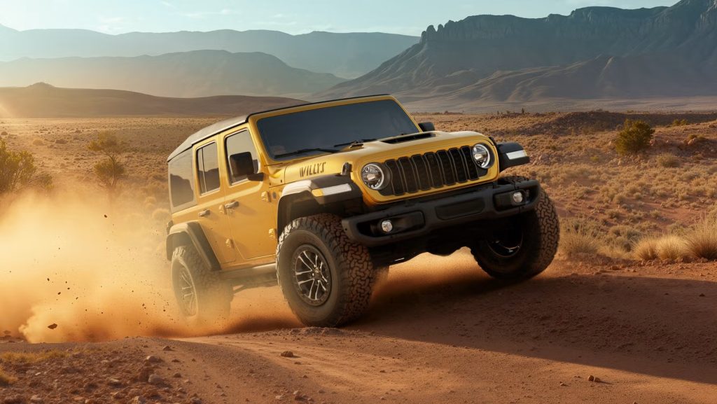 Jeep Wrangler Willys 392 kombinerer retro-look med 470 hestekræfter