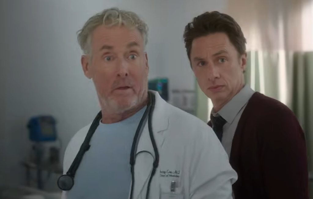 ‘Scrubs’ er tilbage: Første trailer viser Zach Braff og Donald Faison genforenet på Sacred Heart