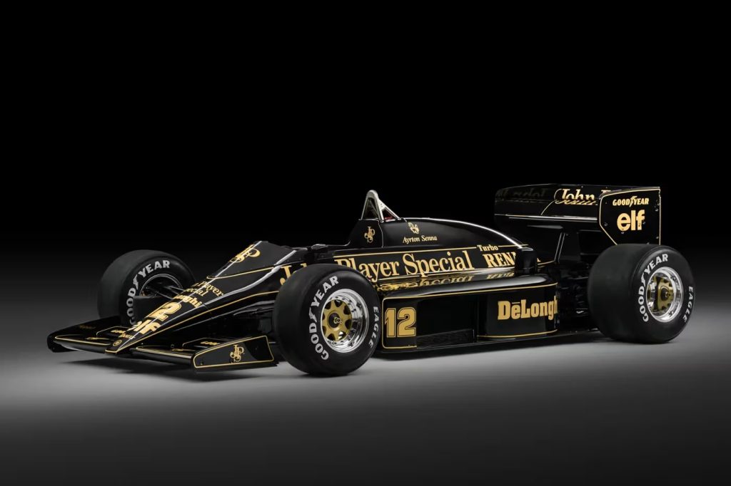 Ayrton Sennas 1986 Lotus 98T ryger under hammeren – forventes at ramme op mod 12 millioner dollars