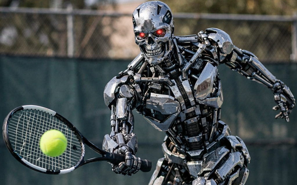 Robotter på tennisbanen i Kina: når fremtiden begynder at ligne science fiction