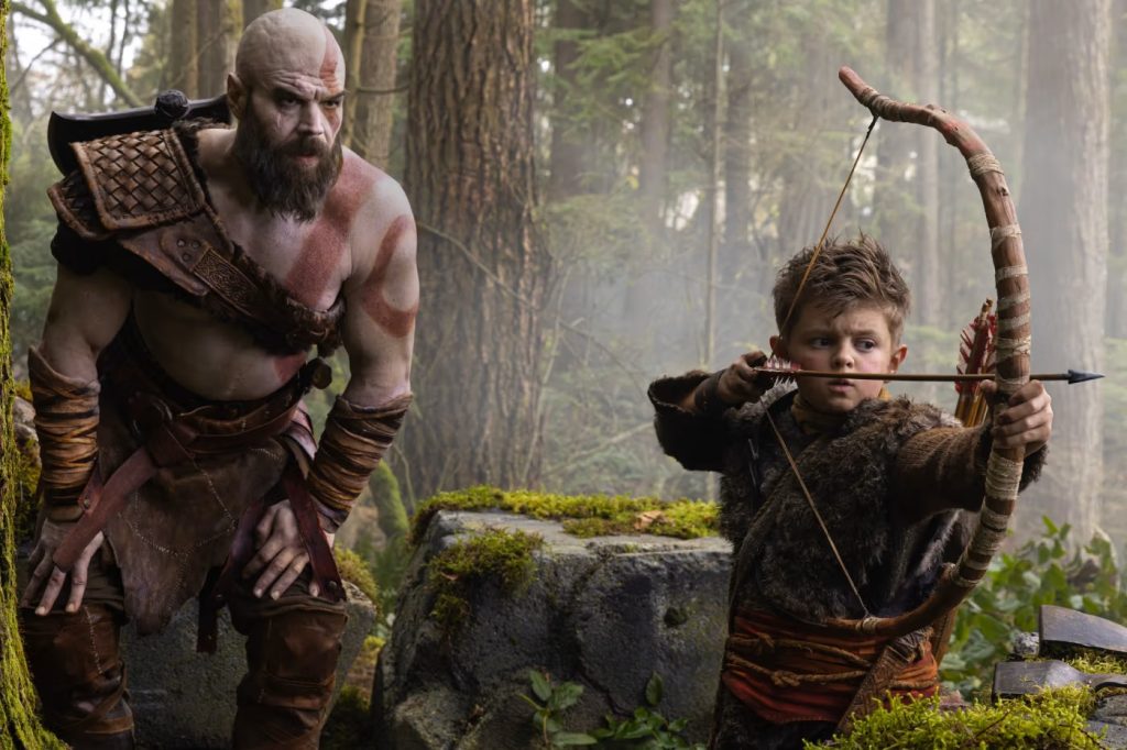 Første kig på Kratos og Atreus i Prime Videos God of War-serie