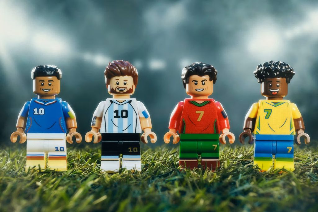 LEGO giver fodboldikoner nyt liv i klodser