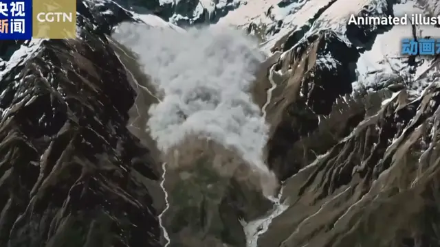 På bare syv minutter blev hele området udslettet: CGI-video viser katastrofen i Nepal