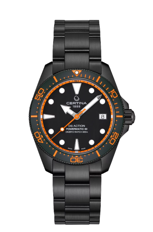 Certina DS Action Diver Black1