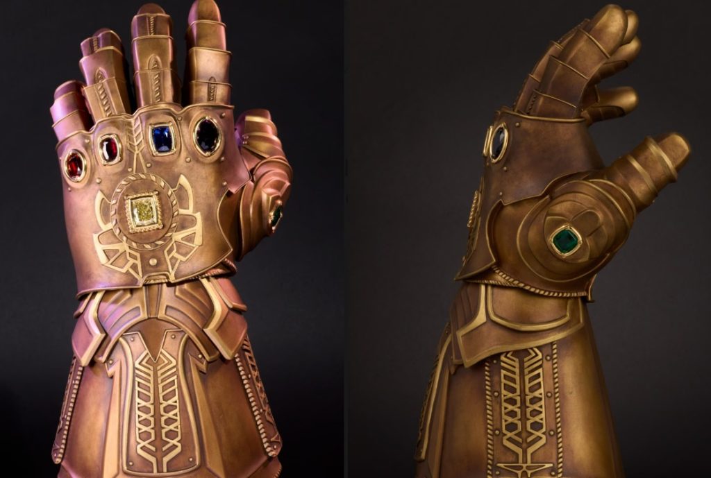 Thanos’ Infinity Gauntlet med ægte ædelsten kommer på auktion
