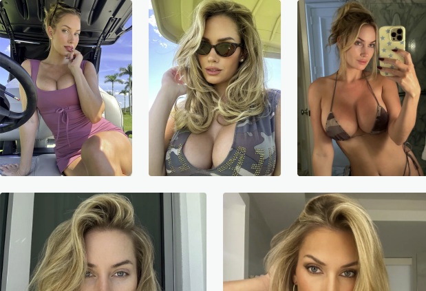 Paige Spiranac deler gavmildt af storbarmede bikinibilleder
